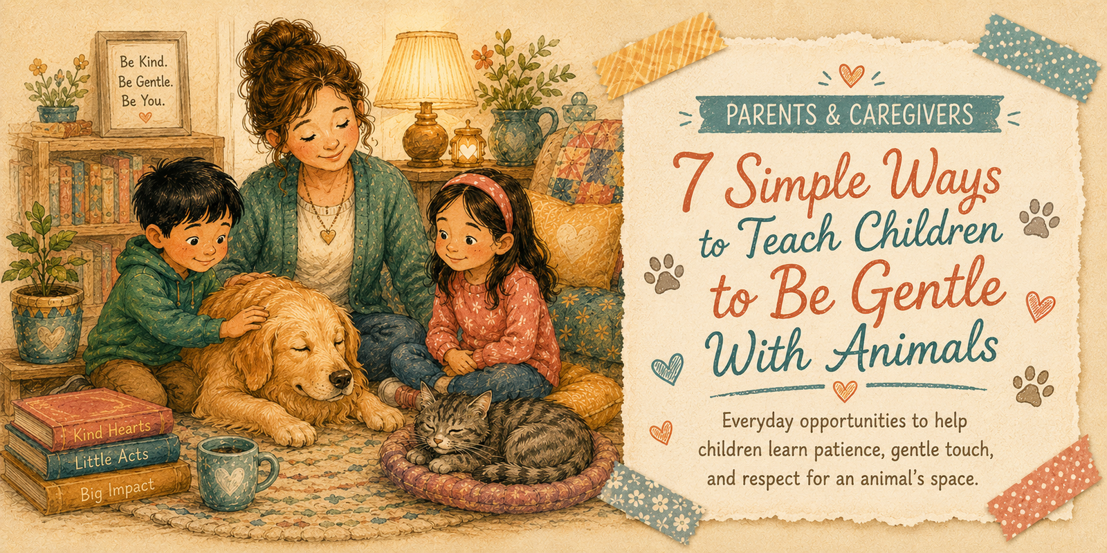 7 Simple Ways to Teach Children to Be Gentle With Animals