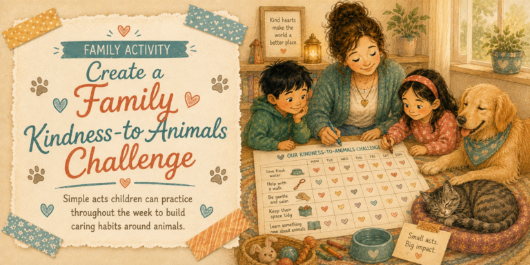 Create a Family Kindness-to-Animals Challenge